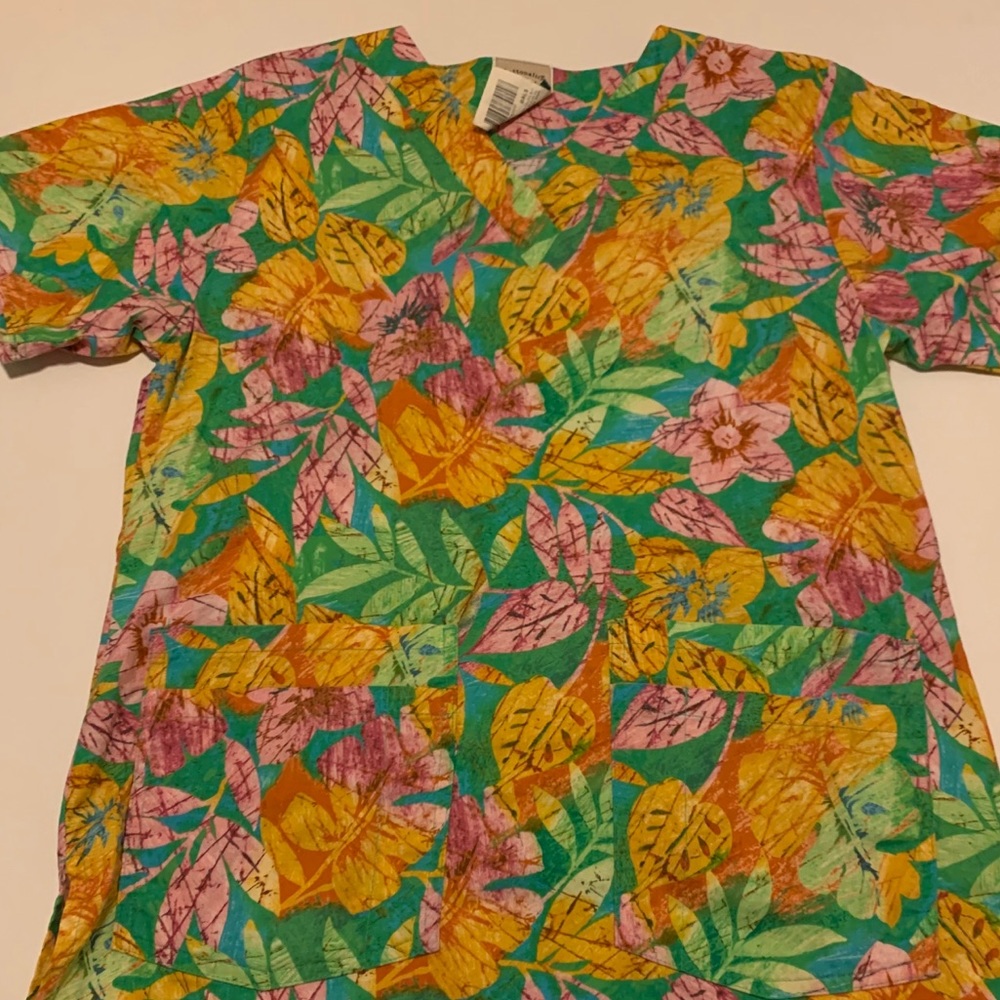 Tropical Scrub Top